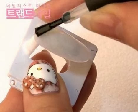 SARA NAIL: EASY Leopard Nail Art, Leopard Nail Tutorial