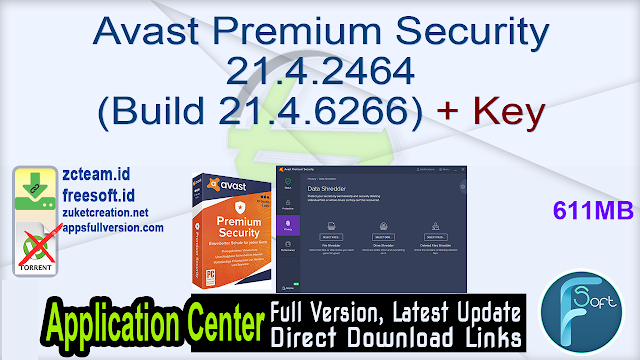 Avast Premium Security 21.4.2464 (Build 21.4.6266) + Key_ ZcTeam.id