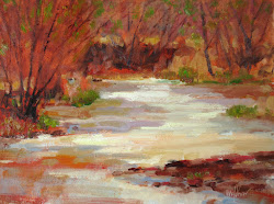 plein air painting arizona sedona workshop river spring oil painter wrap