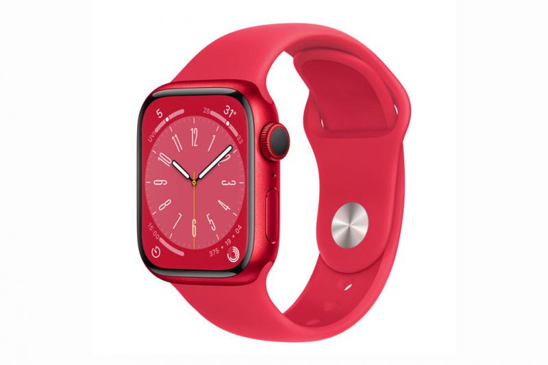 Đồng hồ Apple Watch Series 8 Cellular 41mm Red – Viền nhôm, Dây cao su – MNJ23VN/A – Hàng chính hãng