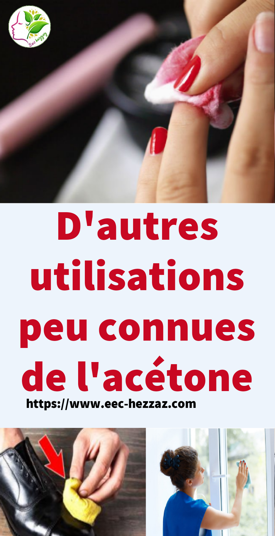 D'autres utilisations peu connues de l'acétone