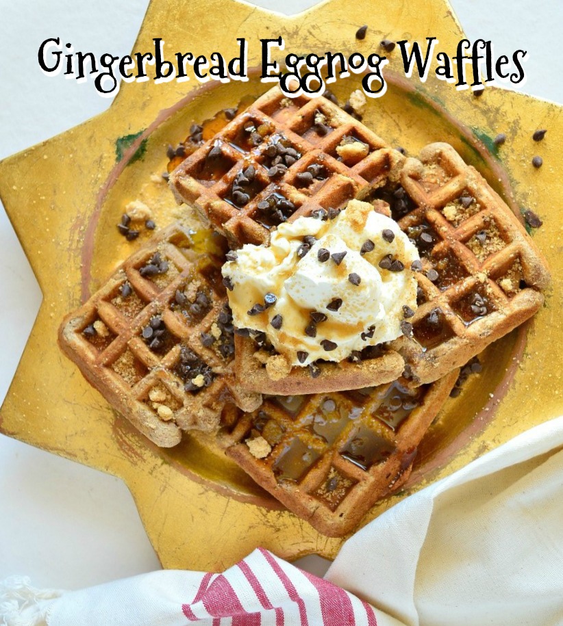 This is How I Cook Gingerbread Eggnog Waffles