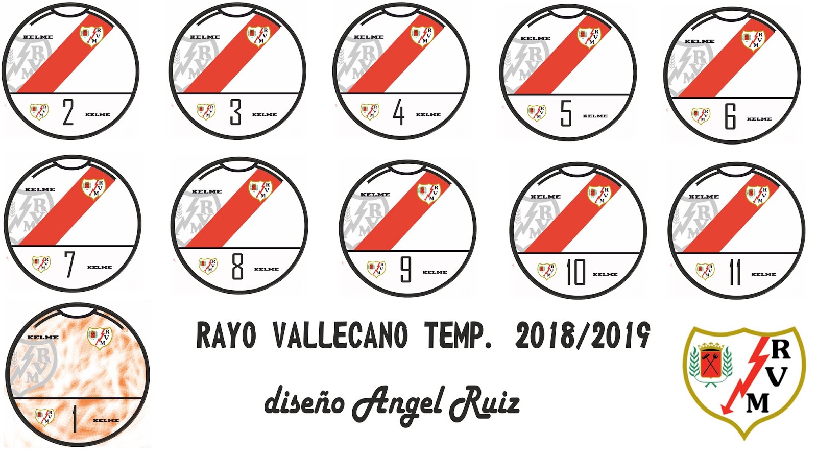 LFC EQUIPACIONES 1ª RAYO VALLECANO 20182019