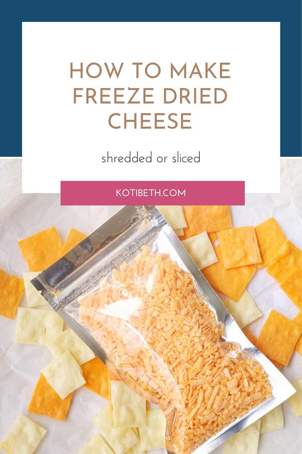 How to Freeze Dry Cheese at Home WIth Harvest Right Freeze Dryer Koti
