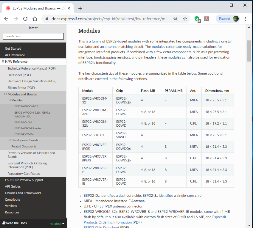 Arduino-er: Identify ESP32 Modules