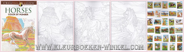 kleurboek. kleuren op nummer horses kleurboek. kleuren op nummer horses