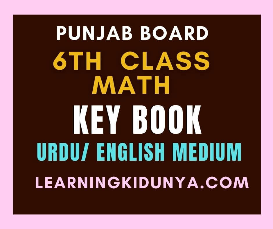 Notes | Guides | Key Books for Class - 6 All Subjects | Learning Ki dunya