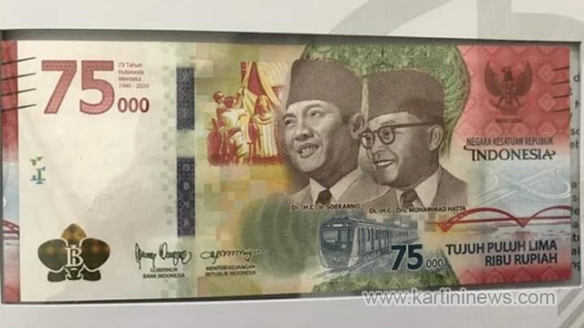 Bank Indonesia Mengeluarkan Uang Rupiah Terbaru saat HUT RI Ke 75