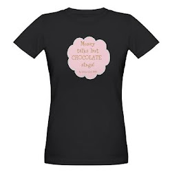 Chocolate Sings Organic Women's T-Shirt (dark)