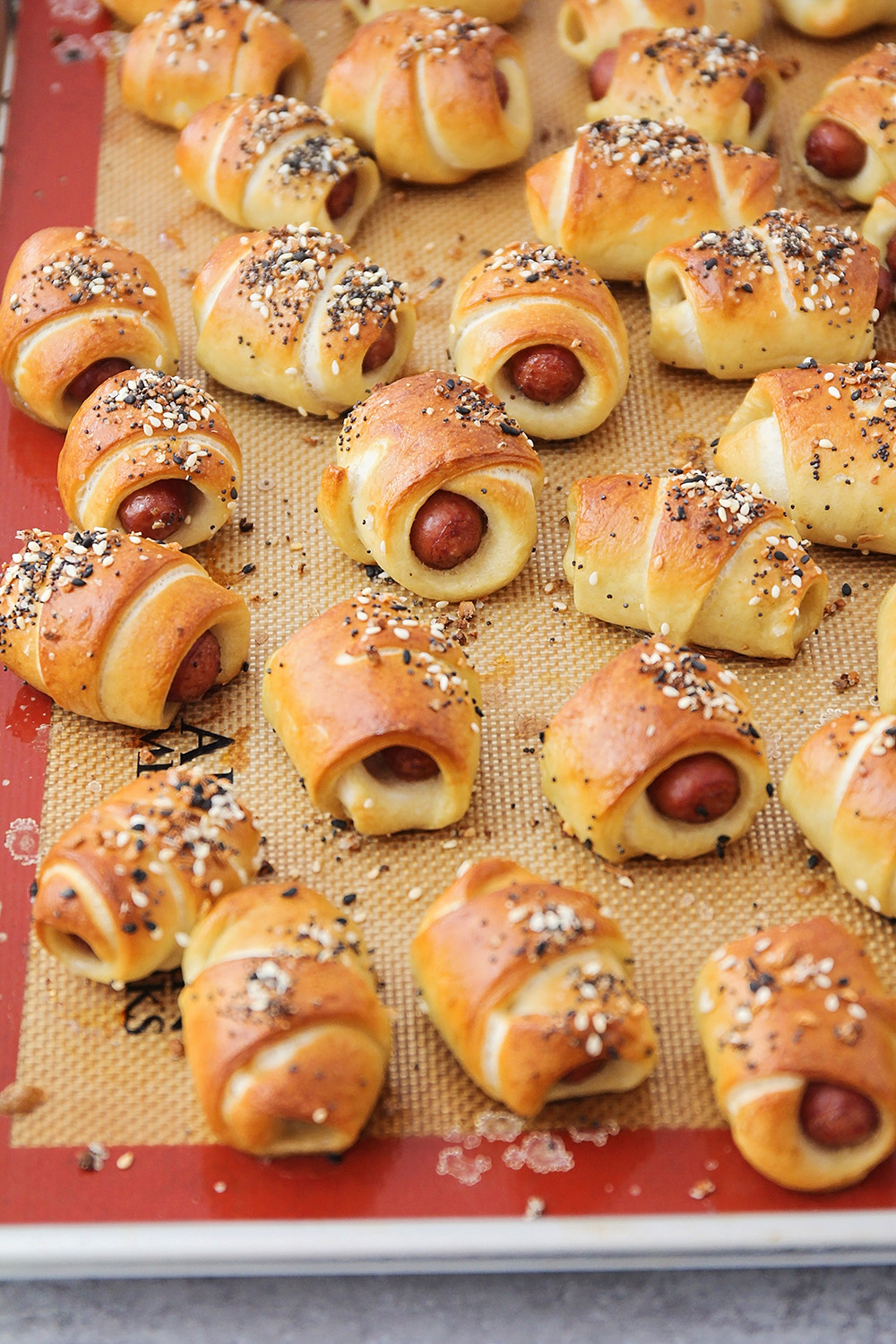 Everything Bagel Pigs in a Blanket The Baker Upstairs