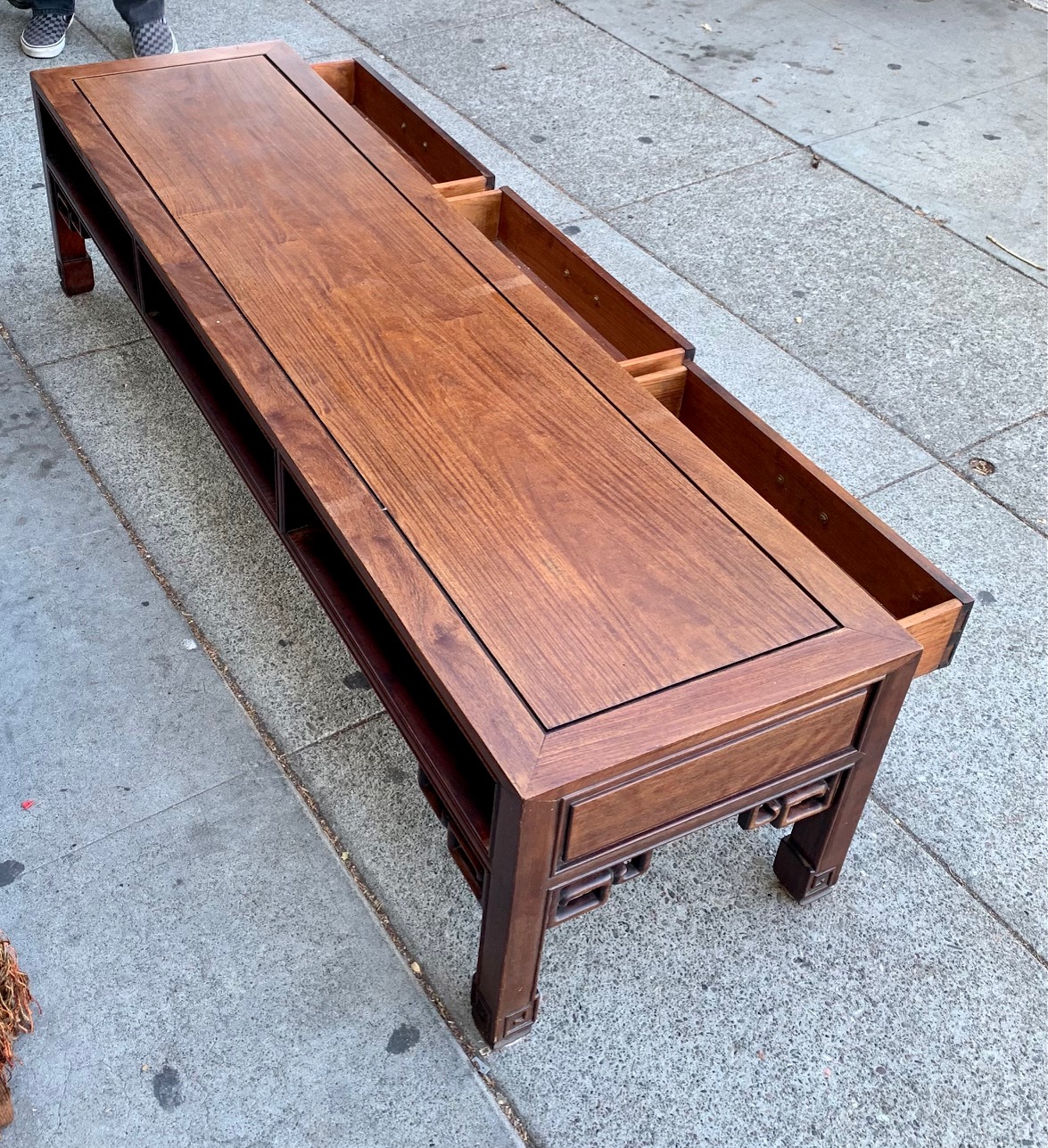 UHURU FURNITURE & COLLECTIBLES SOLD 101352 Vintage Asian Coffee Table