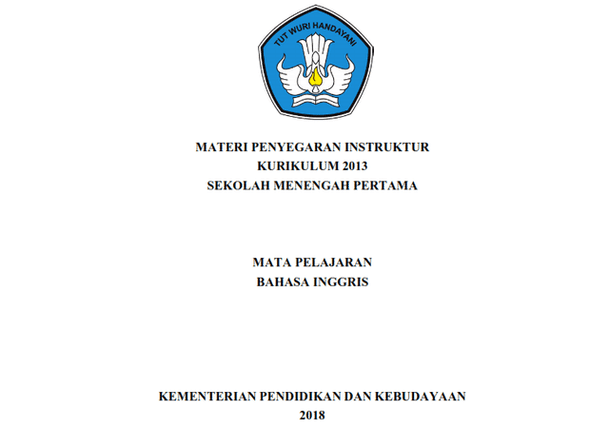 Modul Bahasa Inggris (Materi Bimbingan Teknis Penyegaran