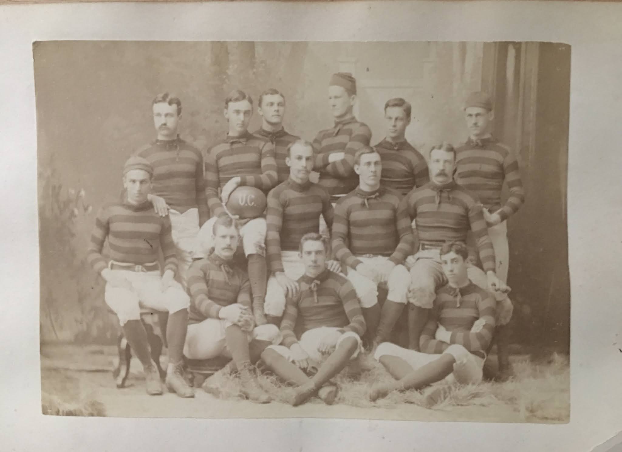 Old Football Stuff 1886 University of California Football Team Photo