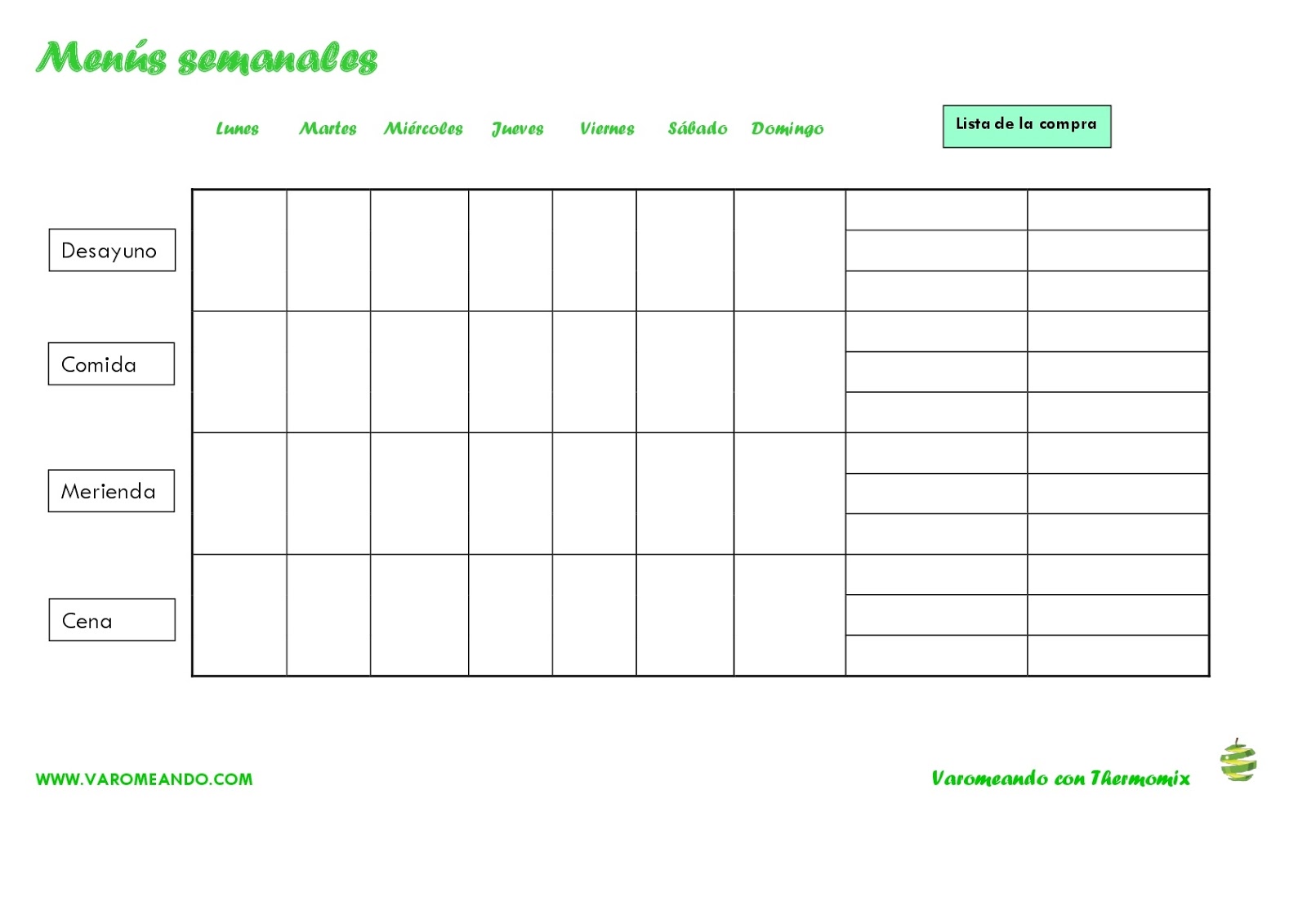 Imprimibles para tu cocina – Varomeando [Manuel Apir]