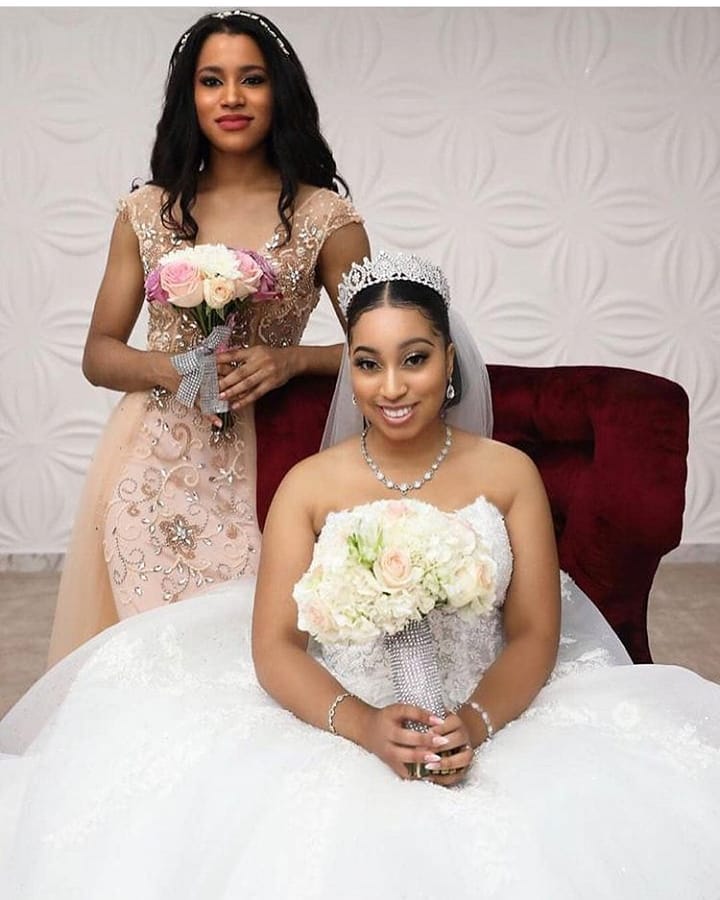Photos of Charlene Oyakhilome at her sister's wedding