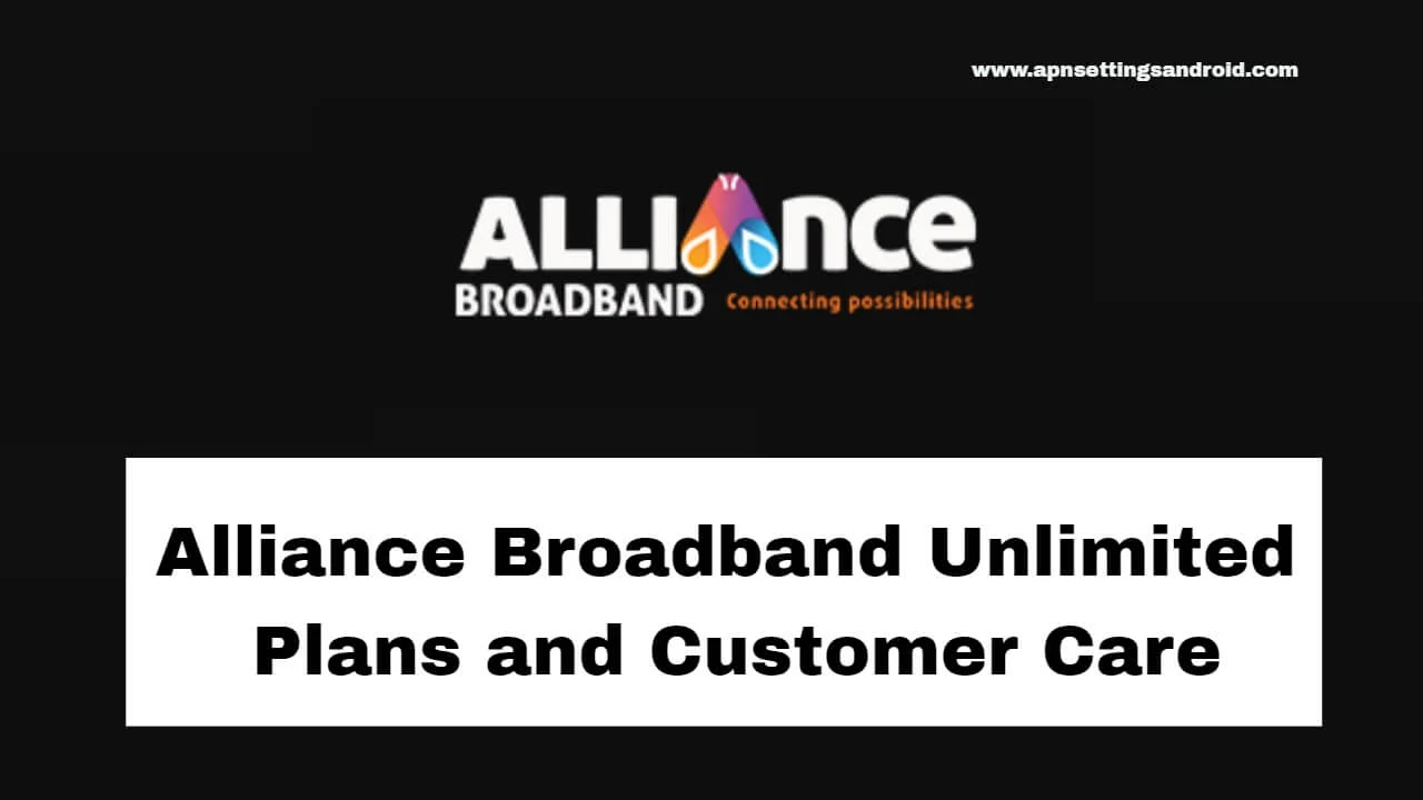 Alliance Broadband Unlimited Plans