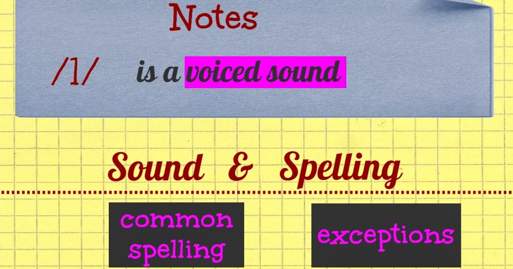 My English Blackboard Pronunciation Tips /l/