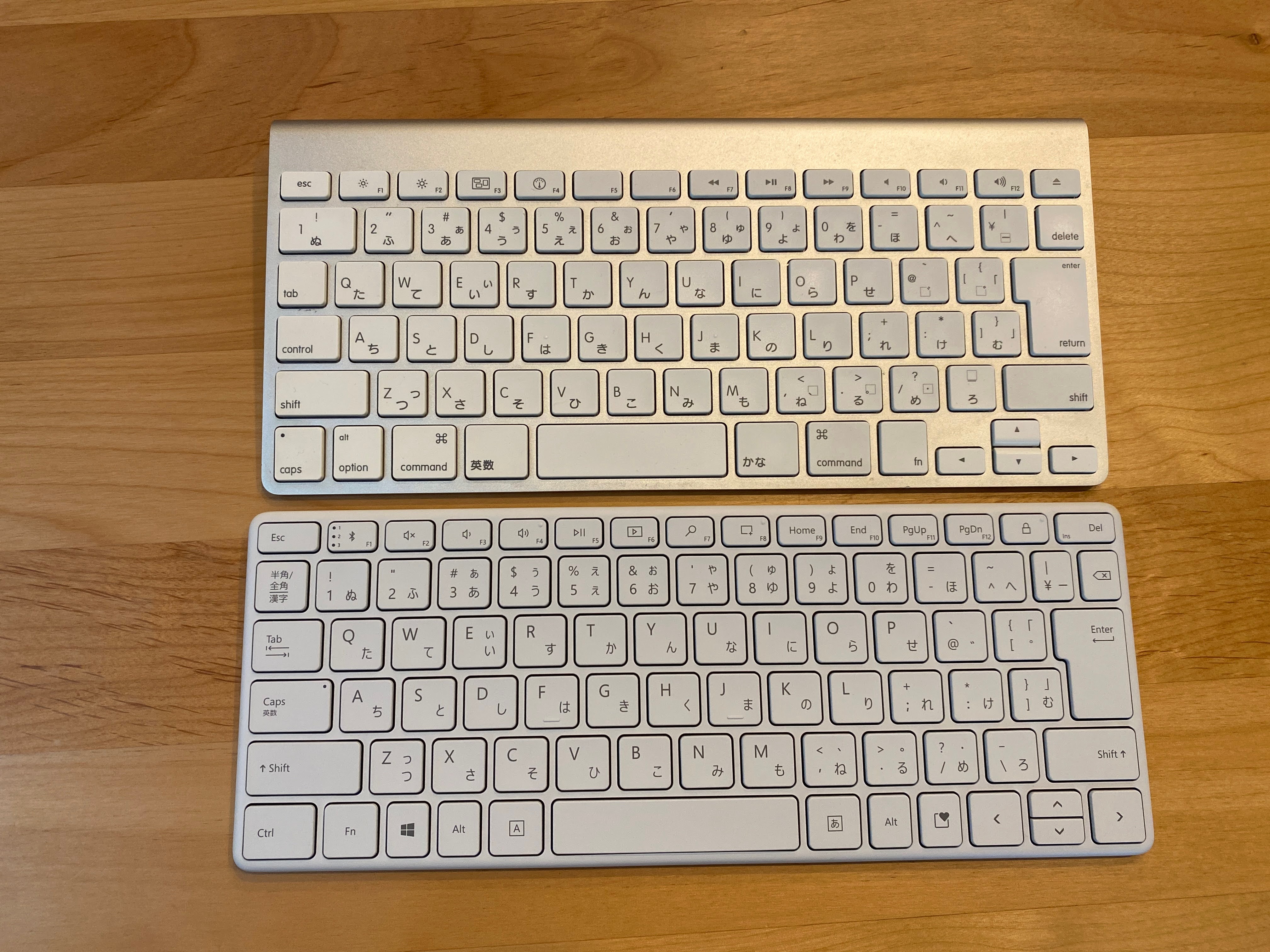 Microsoft デザイナーコンパクトキーボードをBootCampでWindowsとMacの