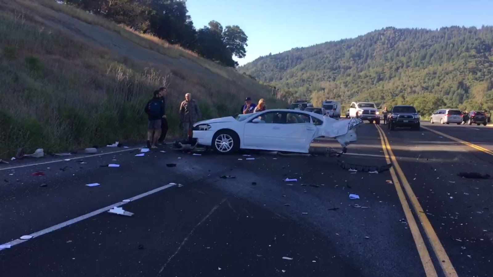Chevy Impala Sliced In Half In Shocking Accident, Yet All Are Alive