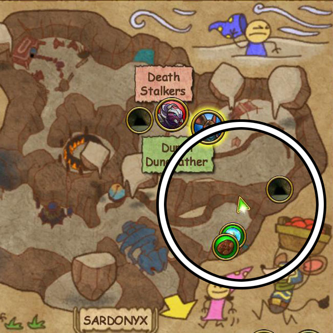 Wizard 101 Khrysalis Map