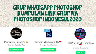 Grup Wa Photoshop Indonesia Link grup whatsapp Photoshop