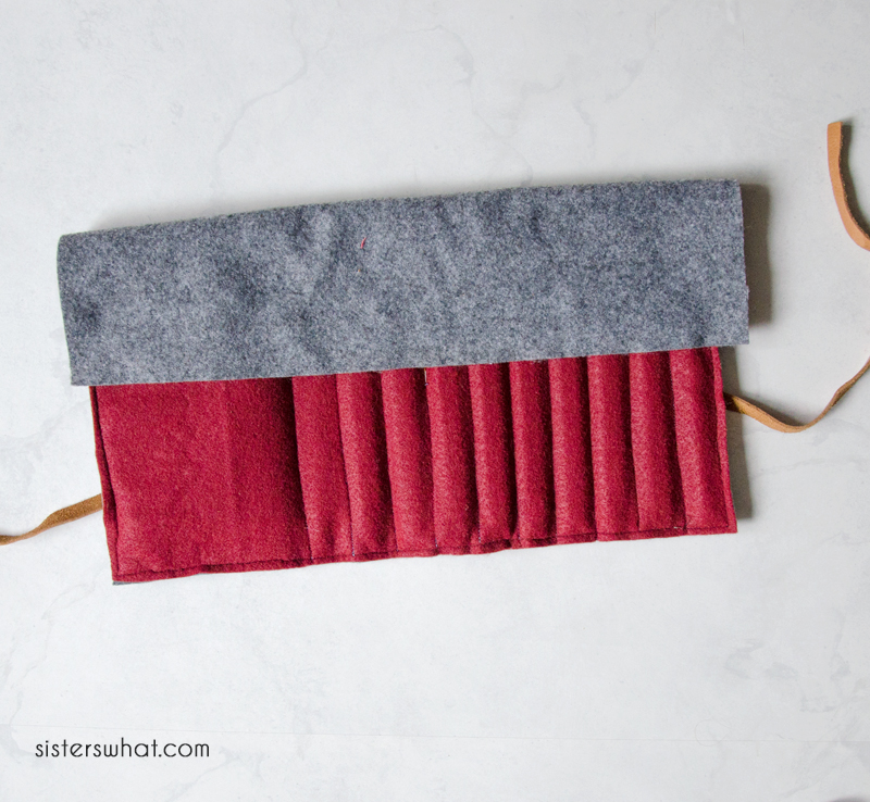 Sewing Pencil Roll Case - Simple Living. Creative Learning