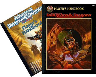 AD&D 2nd Edition Player Handbook covers