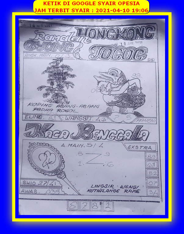 gambar togel hongkong