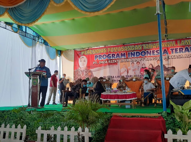 Gubernur Sumsel Resmikan PJU-TS Program PT.Imza Rizki  Jaya Grup