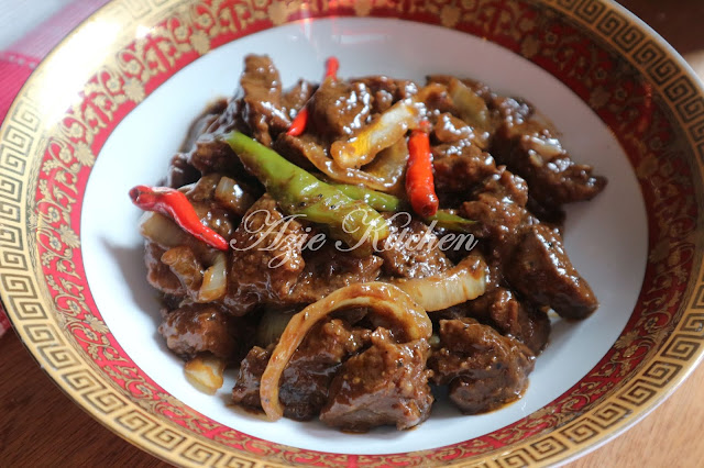 Daging Masak Black Pepper Yang Mudah Dan Sedap