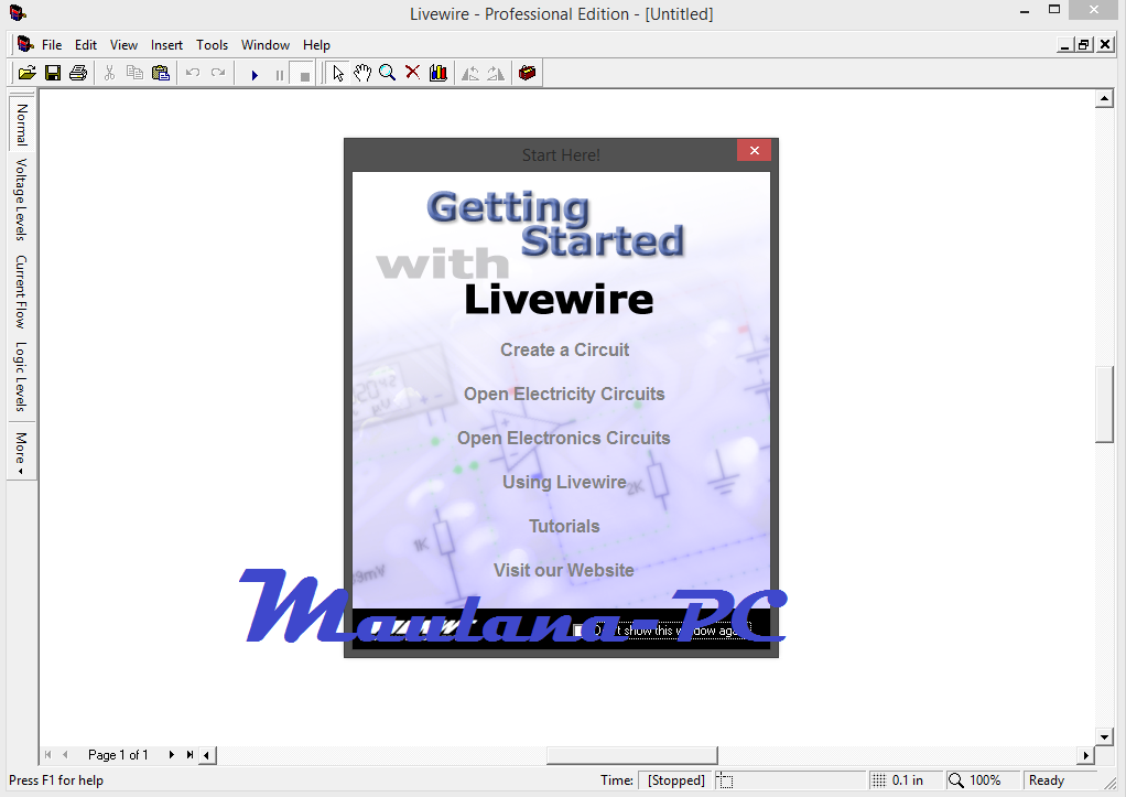 Cara Membuat Suatu Rangkaian Dengan Software "Liveware" MaulanaPC