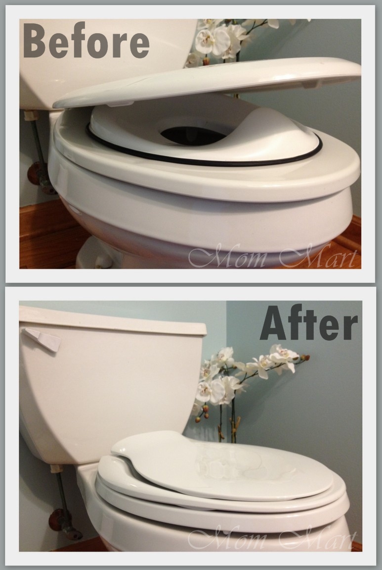Mom Mart Potty Training made easy with the Kohler Transitions Toilet Seat