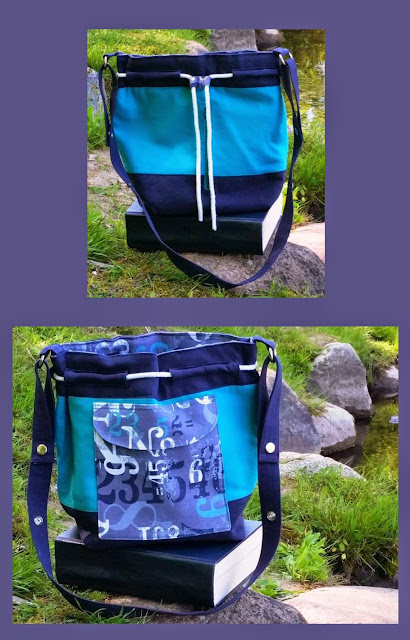 Bodaciously Basic Bucket Bag by eSheep Designs crafted by Krista