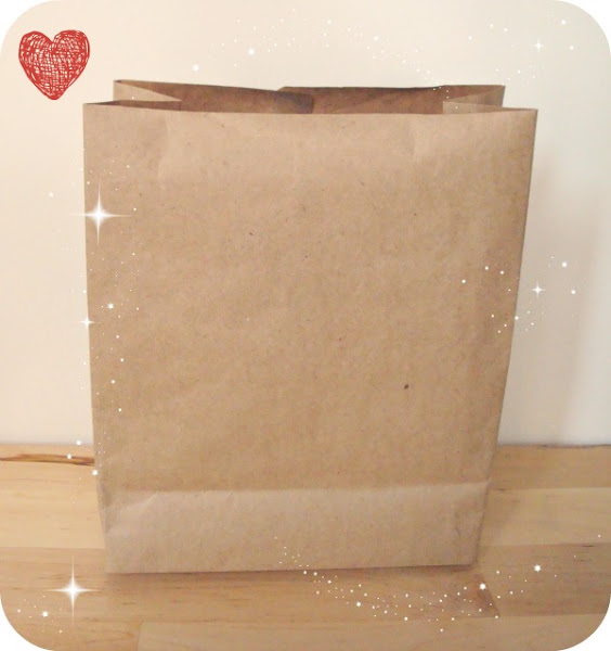 Bolsa craft para regalo Fdefifi de frente