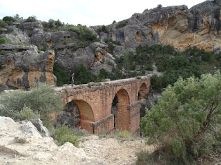 Puente sobre el barranco de la Cueva del Gato. Vista General