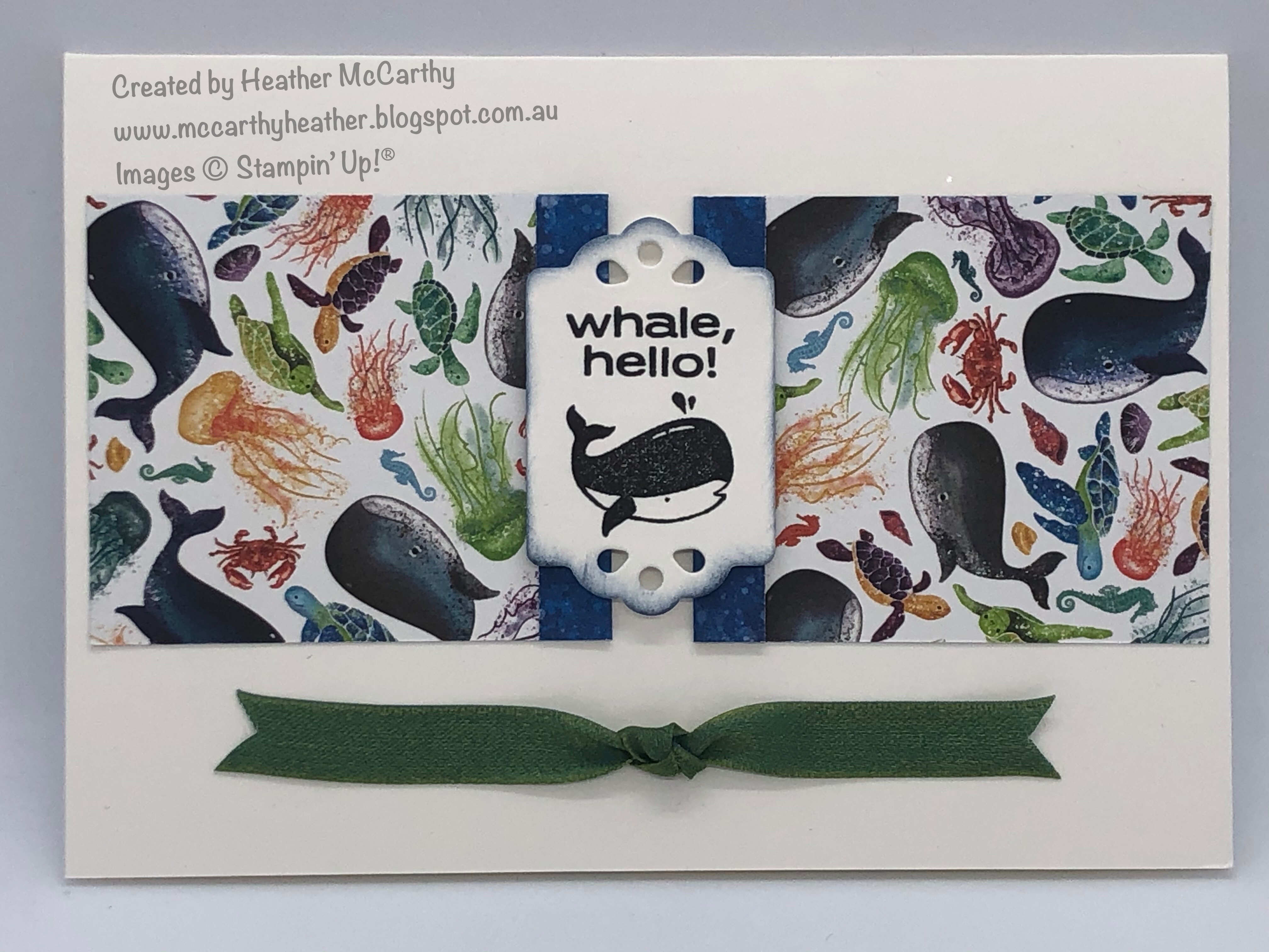Stampin' Up! Trio Punch Flower Whale Tail Jumbo