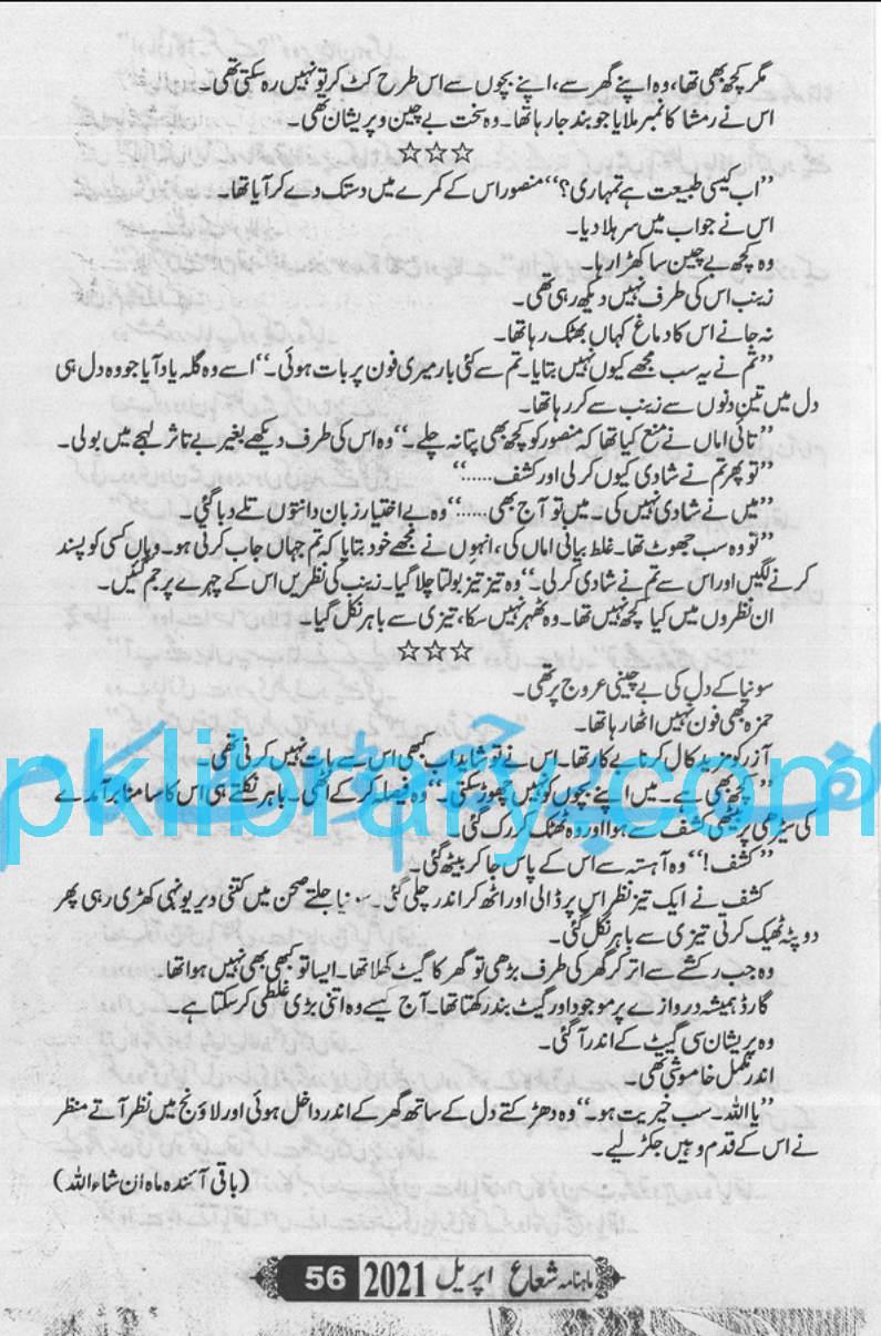 Sham Ki Haveli Main By Rukhsana Nigar Adnan Episode 28