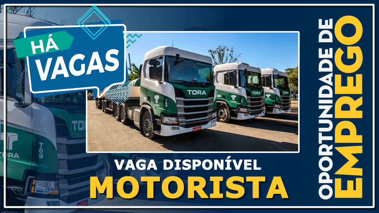 vaga para motorista