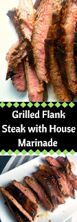 Please any beef lover with this Grilled Flank Steak in our House Marinade! - Slice of Southern