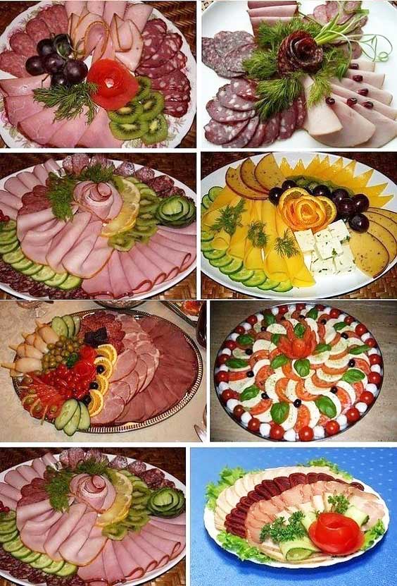 Food Art Party Plates 1