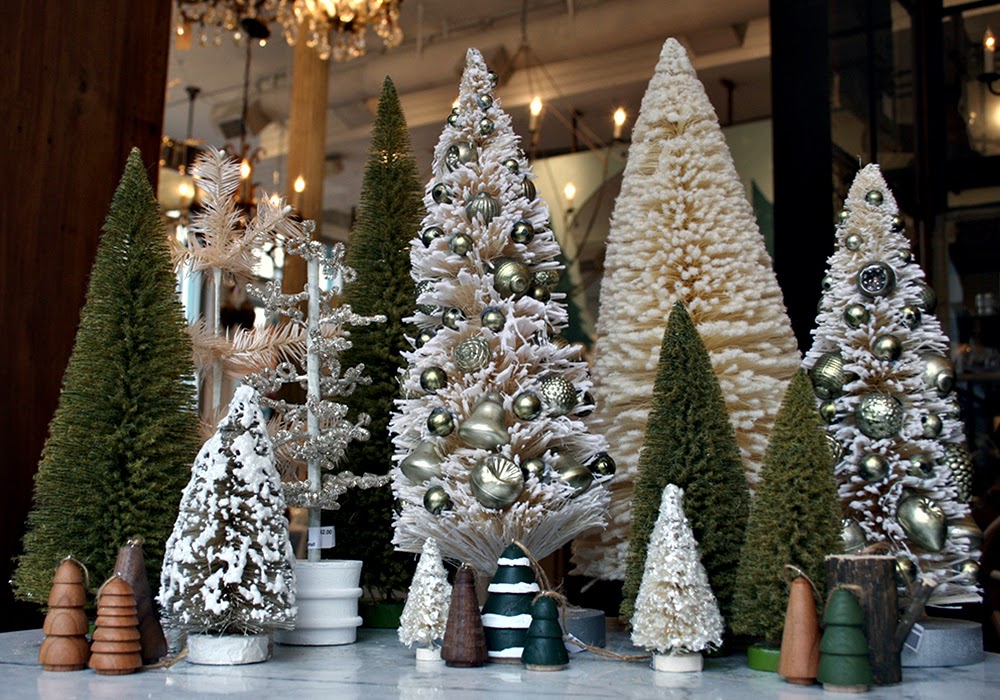 The Paris Market & Brocante: Holiday Inspiration: Christmas trees