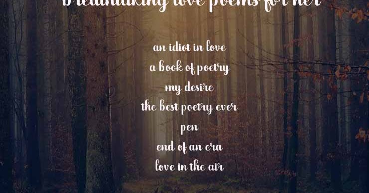 Best poems of love the 7 Romantic