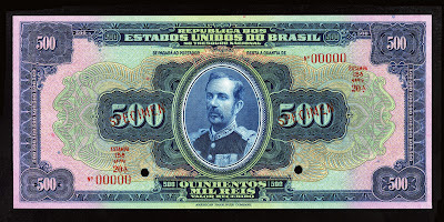 Brazil currency money Reis Cruzado Cruzeiro Real Reais banknote Field Marshal