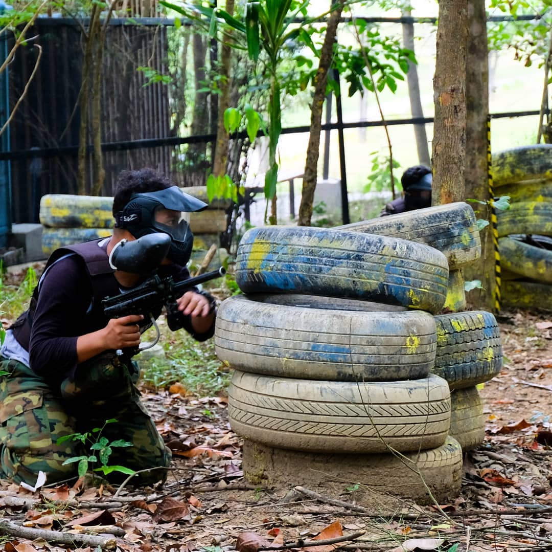 Paintball di kawasan Puncak Bogor Paintball Puncak Bogor Tempat