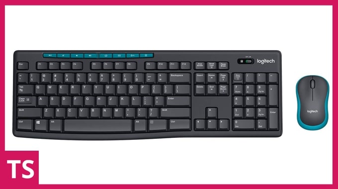 Logitech MK-275 Wireless Keyboard and Mouse combo.