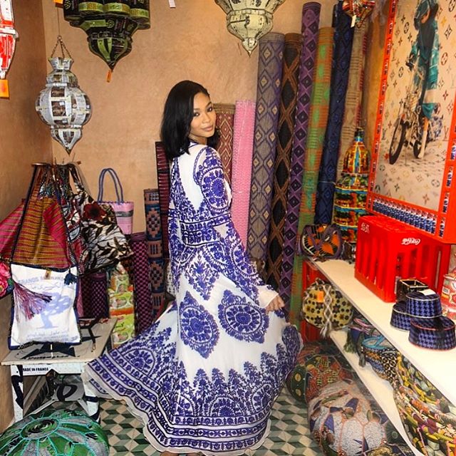 Fashion fan blog from industry supermodels: Chanel Iman - Marrakech Morocco
