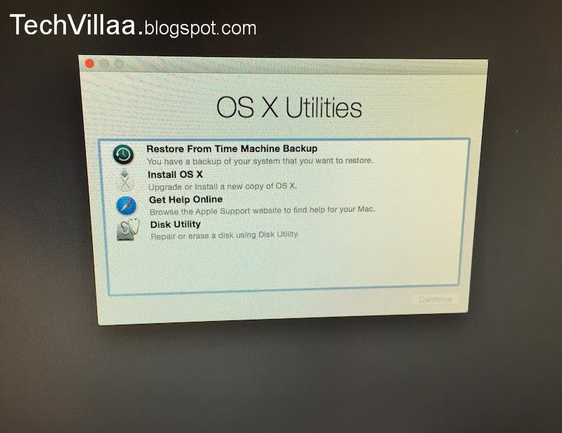 How to Install OS X Yosemite TechVillaa