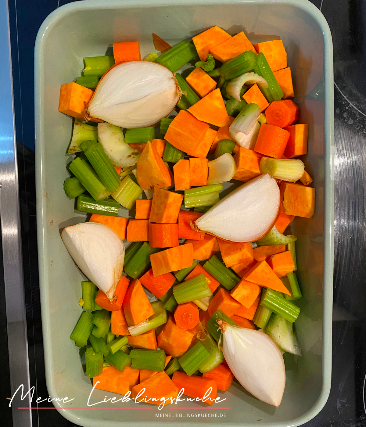 cremige Ramen-Suppe vegan Gemüsebrüge Vorbereitung