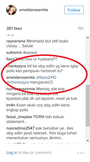 Sangat Memilukan Ini Komen Pelakon Emelda Rosmelia Mengenai Kegiatan Atau Tangkapan Yang Di Buat Oleh Pihak Berkuasa Terhadap Suaminya Adlin Aman Ramli Ini Komen Pelakon Emelda Rosmelia Mengenai Kegiat Cerita Hangit