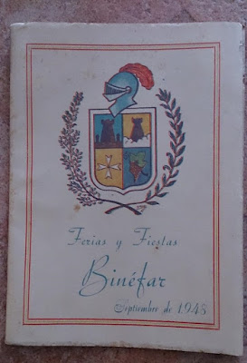 Carteles Fiestas de Binéfar 1948